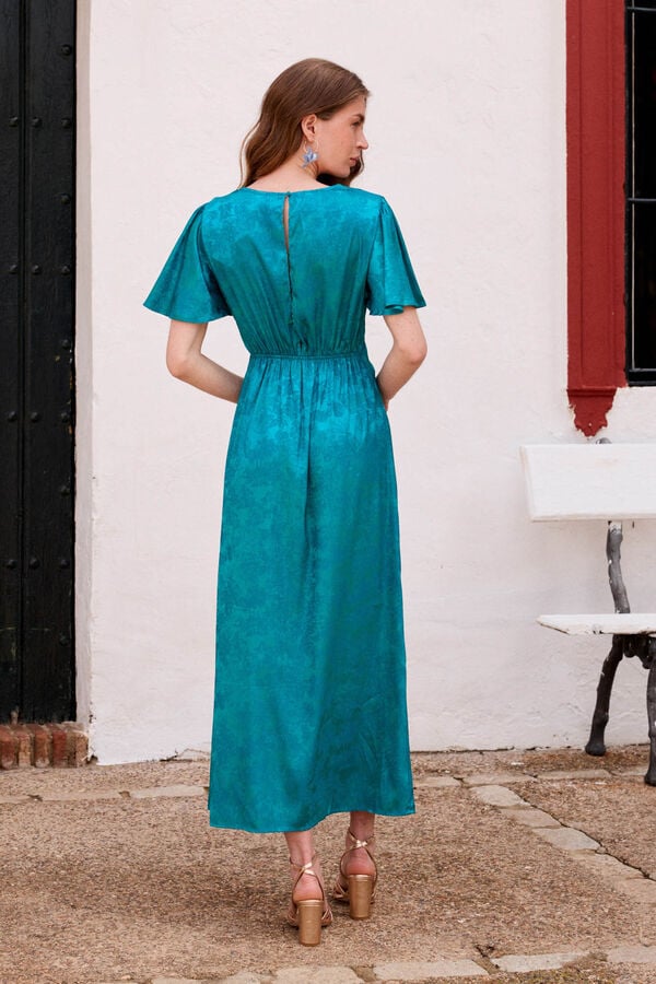 Pol&iacute;n Et Moi Vestido decote Yoline Azul