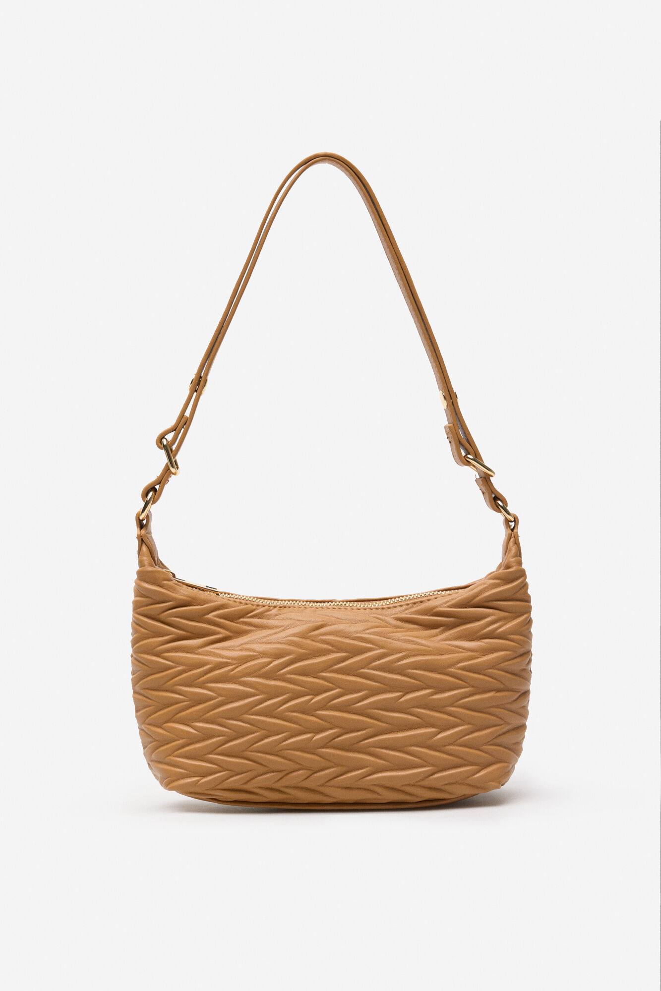 Cortefiel Bandolera gofrada espiga