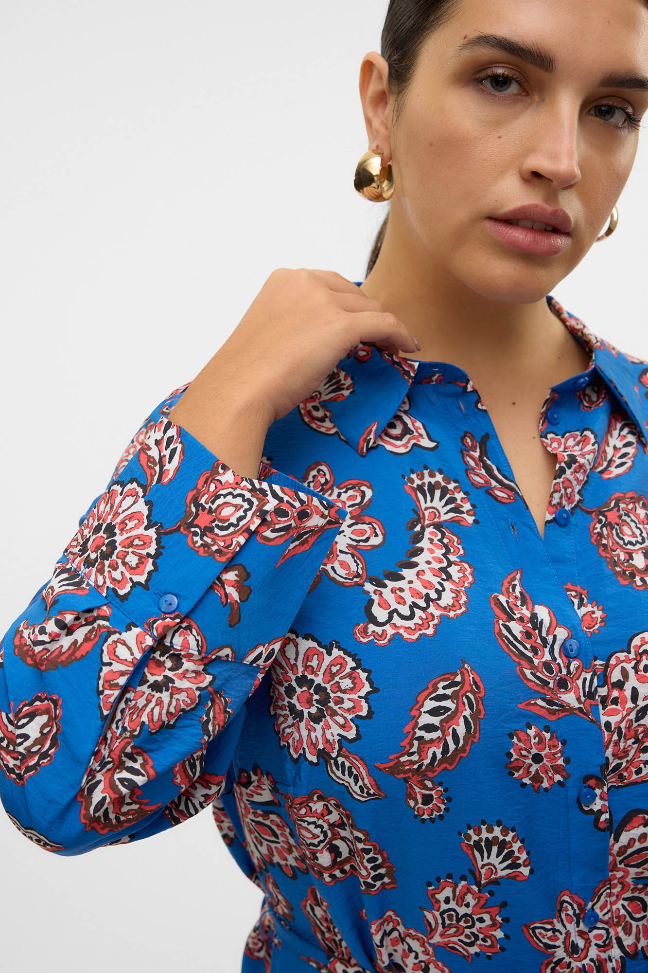 Vero Moda Curve Vestido midi camisero talla grande