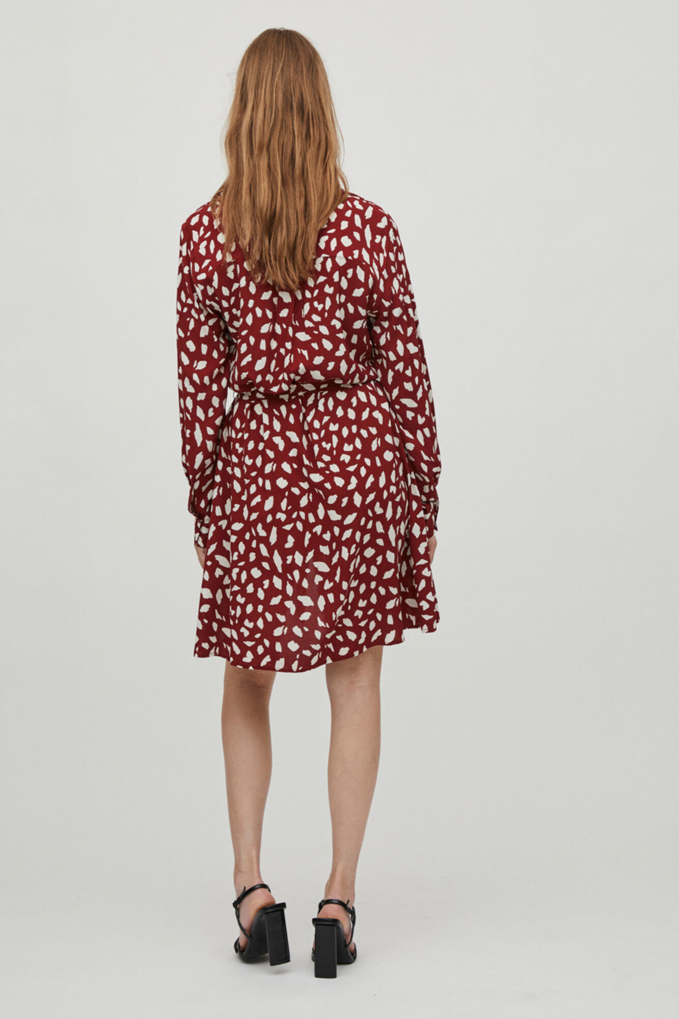 Vila Vestido midi camisero