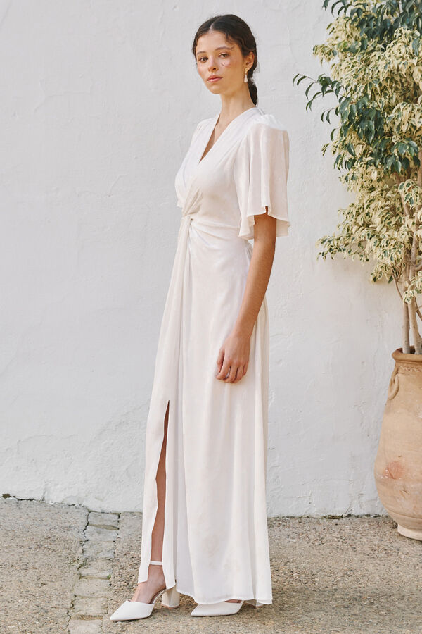 Pol&iacute;n Et Moi Vestido de novia Jazm&iacute;n Blanco