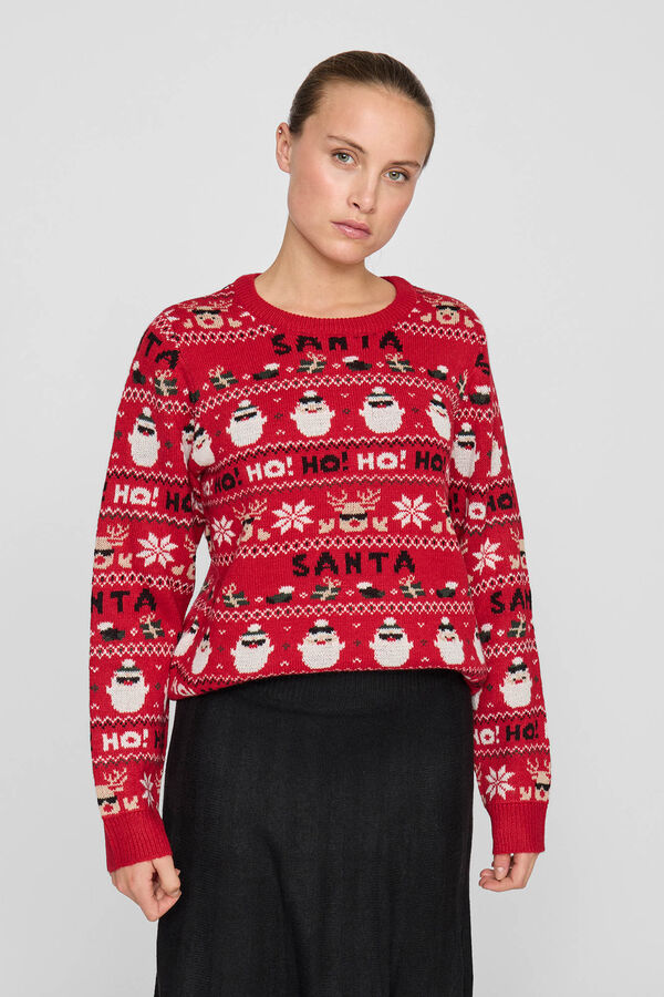 Vila Jersey navide&ntilde;o Rojo