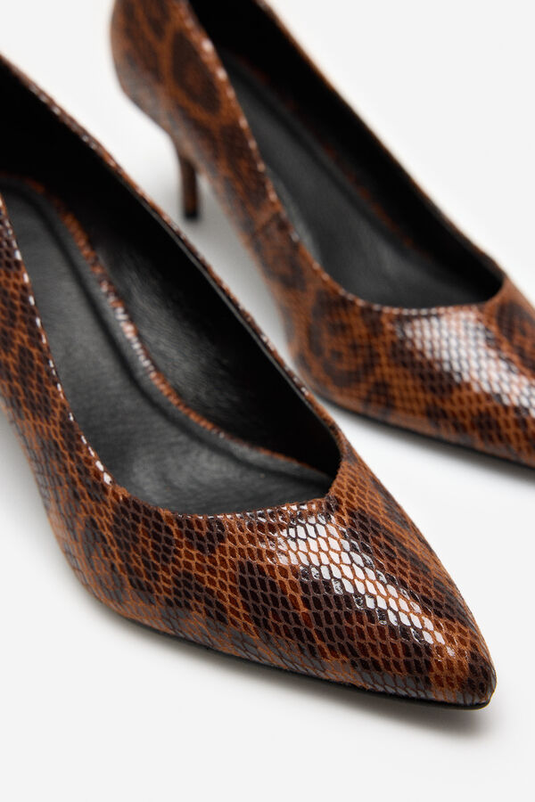 Cortefiel Tac&oacute;n fino leopardo Estampado beige