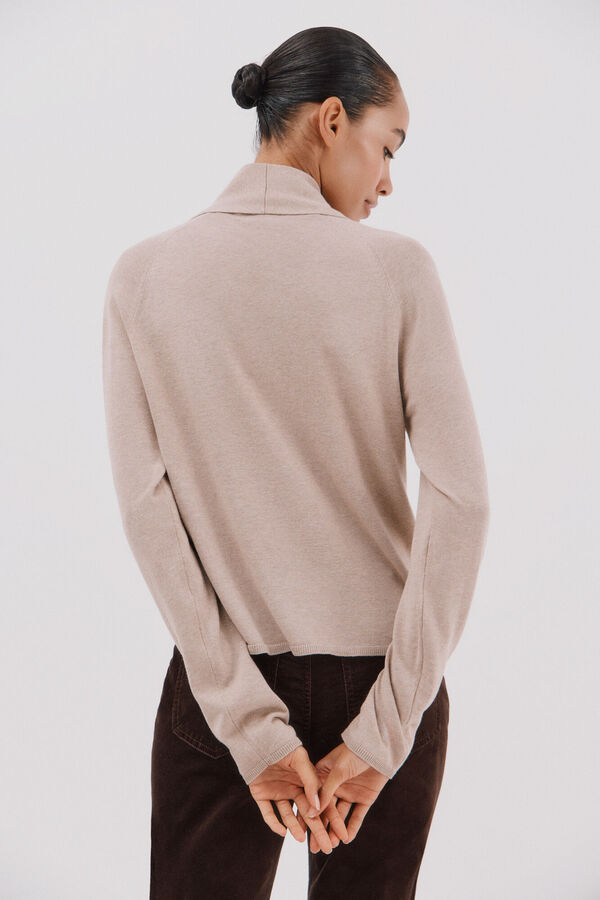 Cortefiel Arco de Jersey Tostado