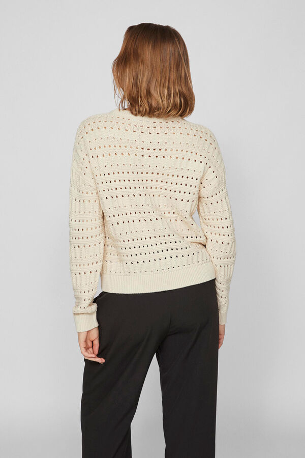 Vila Camisola de malha Cinzento