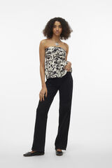 Vero Moda Top com decote caicai Cinzento