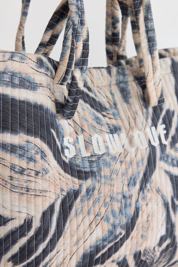 Slowlove Bolsa de compras Tie-Dye Multicolorido