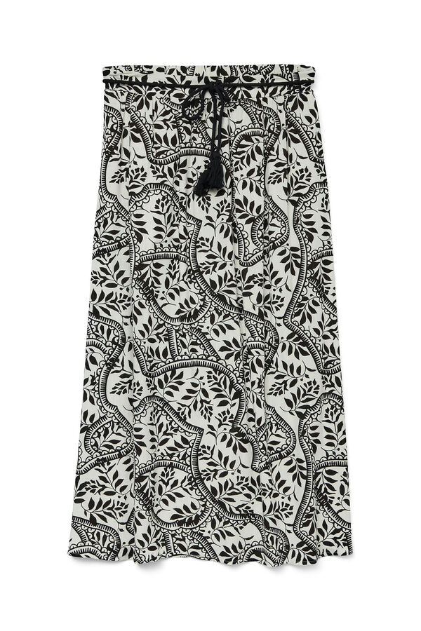 Vero Moda Falda midi estampada Blanco