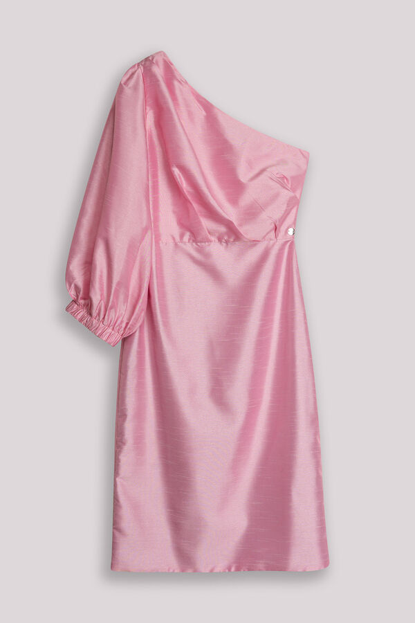 Dolores Promesas Vestido Manga Abullonada Paris Rosa