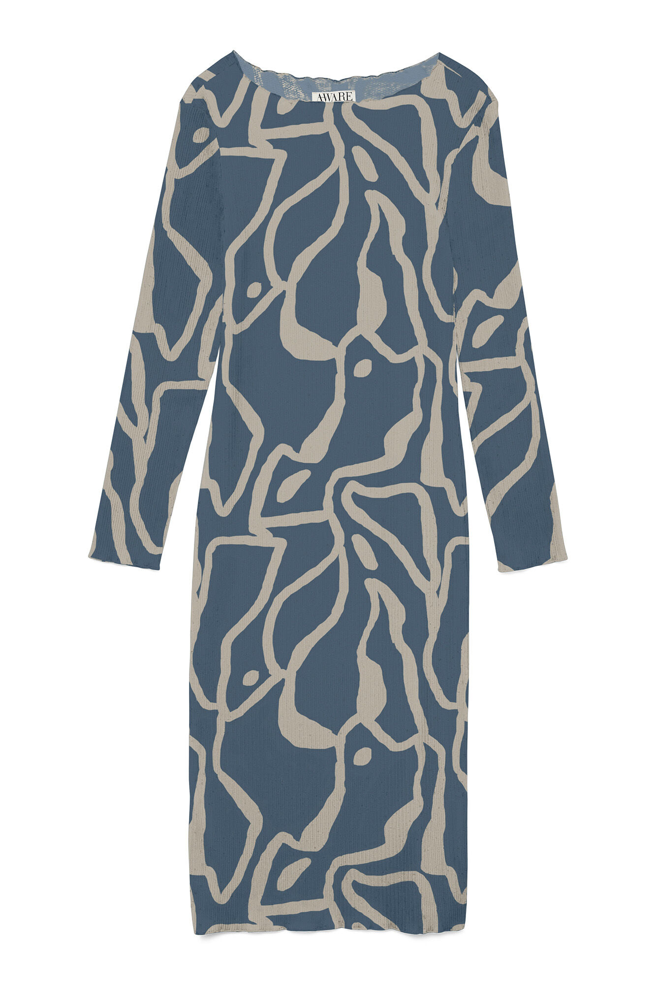 Vero Moda Vestido ajustado largo estampado