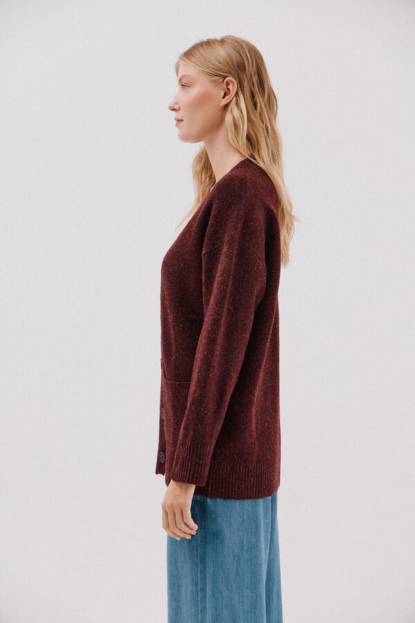 Cortefiel Cardigan longo com bolsos Granada