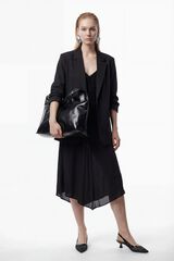 Vero Moda Vestido midi de tirantes Negro
