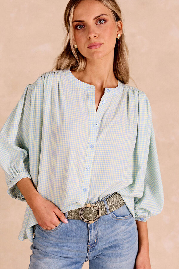 Pol&iacute;n Et Moi Blusa azul claro Vicky Azul