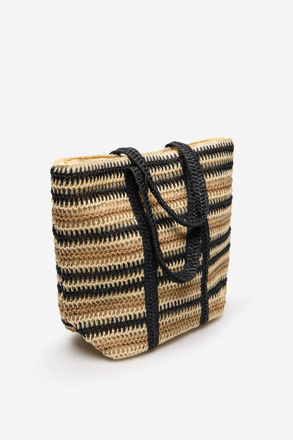 Cortefiel Bolso shopper rayas Multicolor