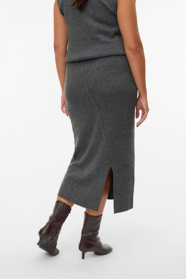 Vero Moda Curve Falda 7/8 punto Curve Gris