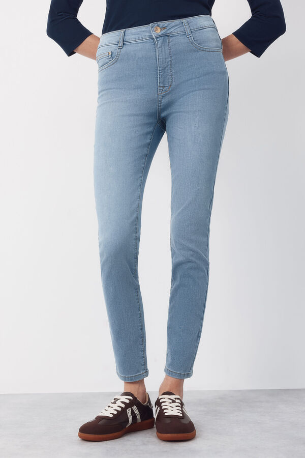 Cortefiel Jeans Sensational Pitillo Azul oscuro