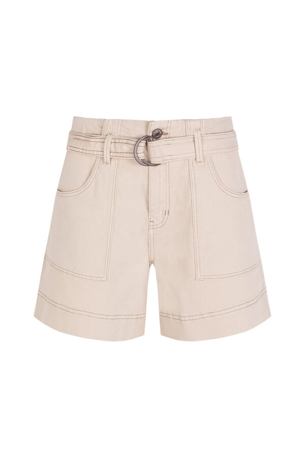 Slowlove Shorts jeans cargo Ecru