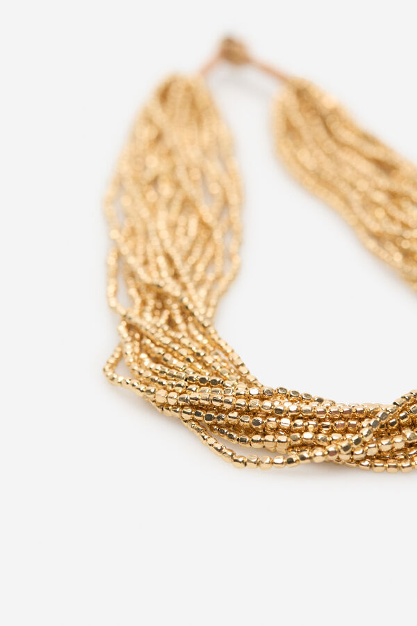 Cortefiel Multi colar de mi&ccedil;angas Dourado