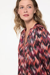 Vero Moda Camisa manga comprida estampada Roxo