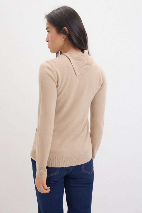 Cortefiel Camisola de toque suave Tostado