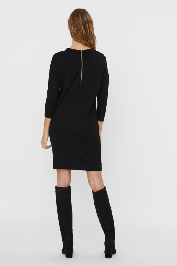 Vero Moda Vestido de punto midi Negro