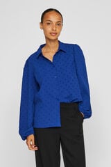 Vila Blusa plumeti Azul marino