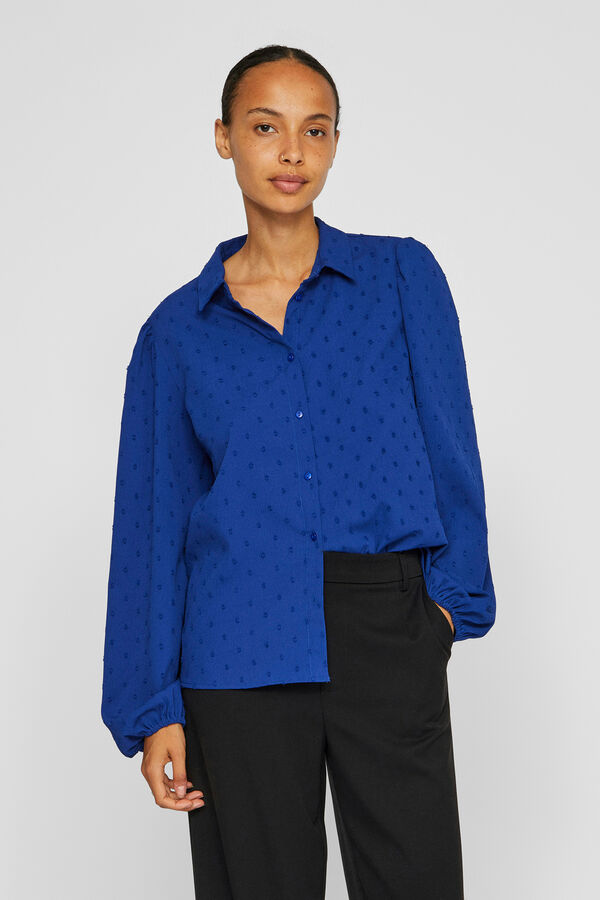 Vila Blusa plumeti Azul marino