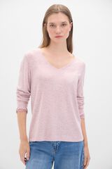 Cortefiel T-shirt b&aacute;sica gola em bico Granada