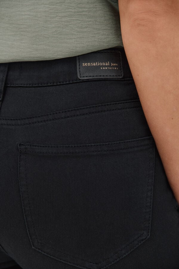 Cortefiel Jeans Sensacional Slim Color Preto