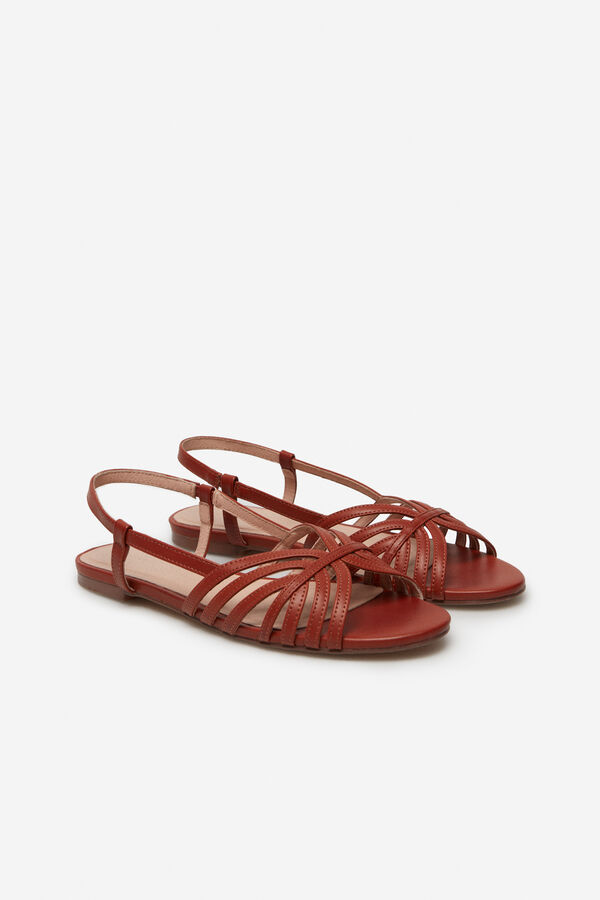 Cortefiel Sand&aacute;lia tiras Castanho