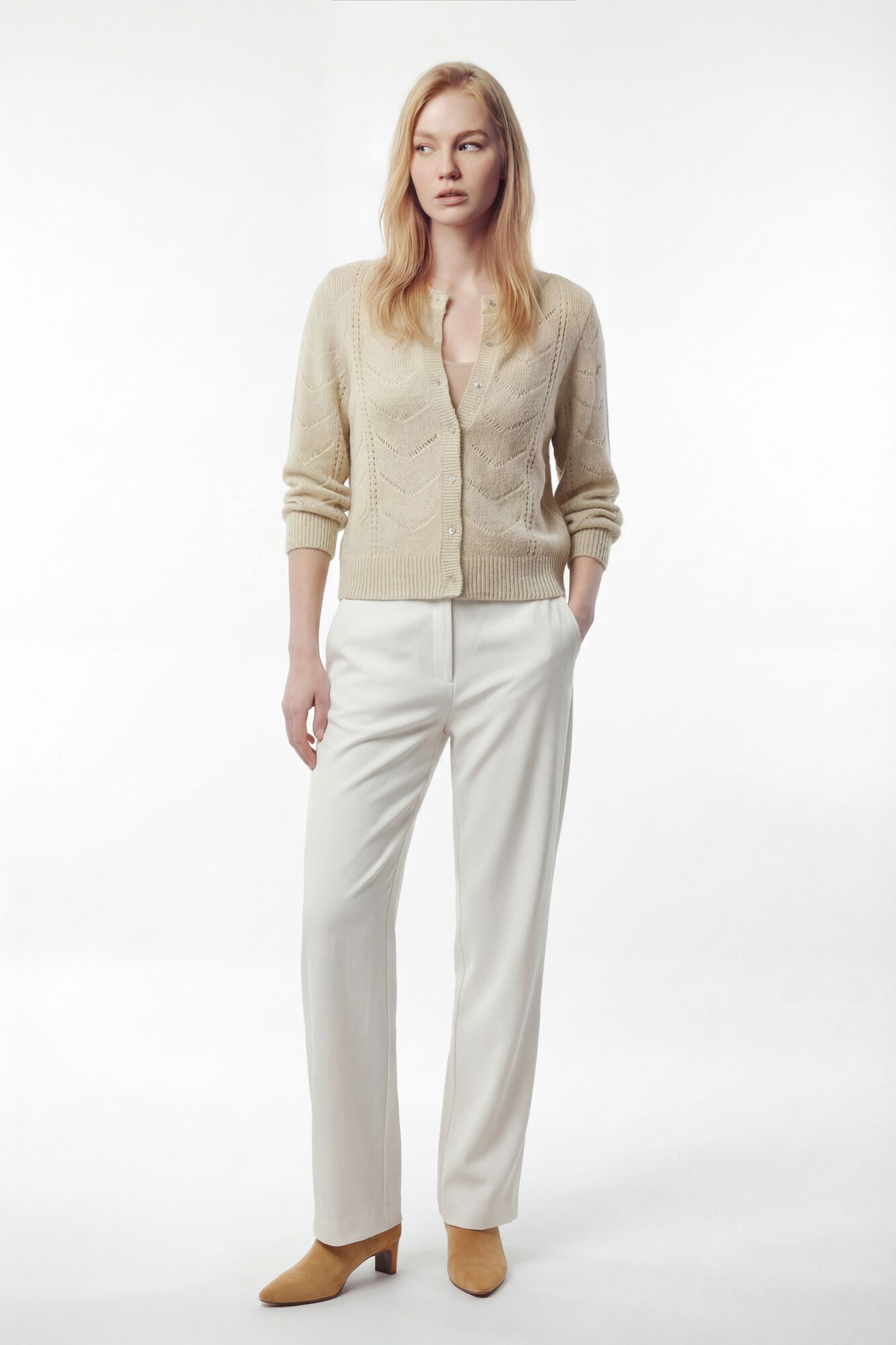 Vila C&aacute;rdigan de punto con calados