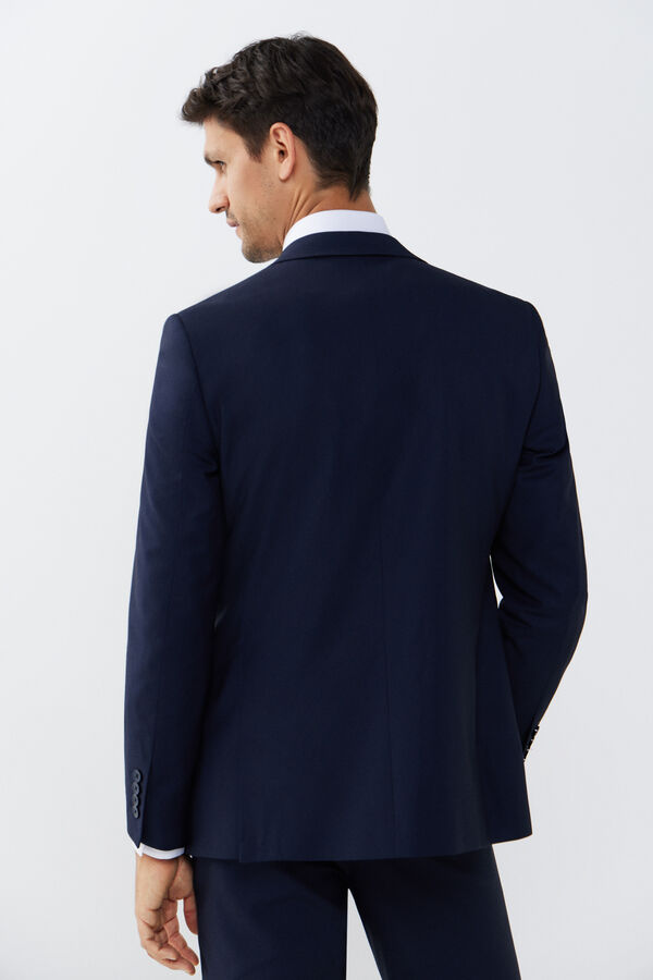 Cortefiel Blazer liso coolmax® Azul