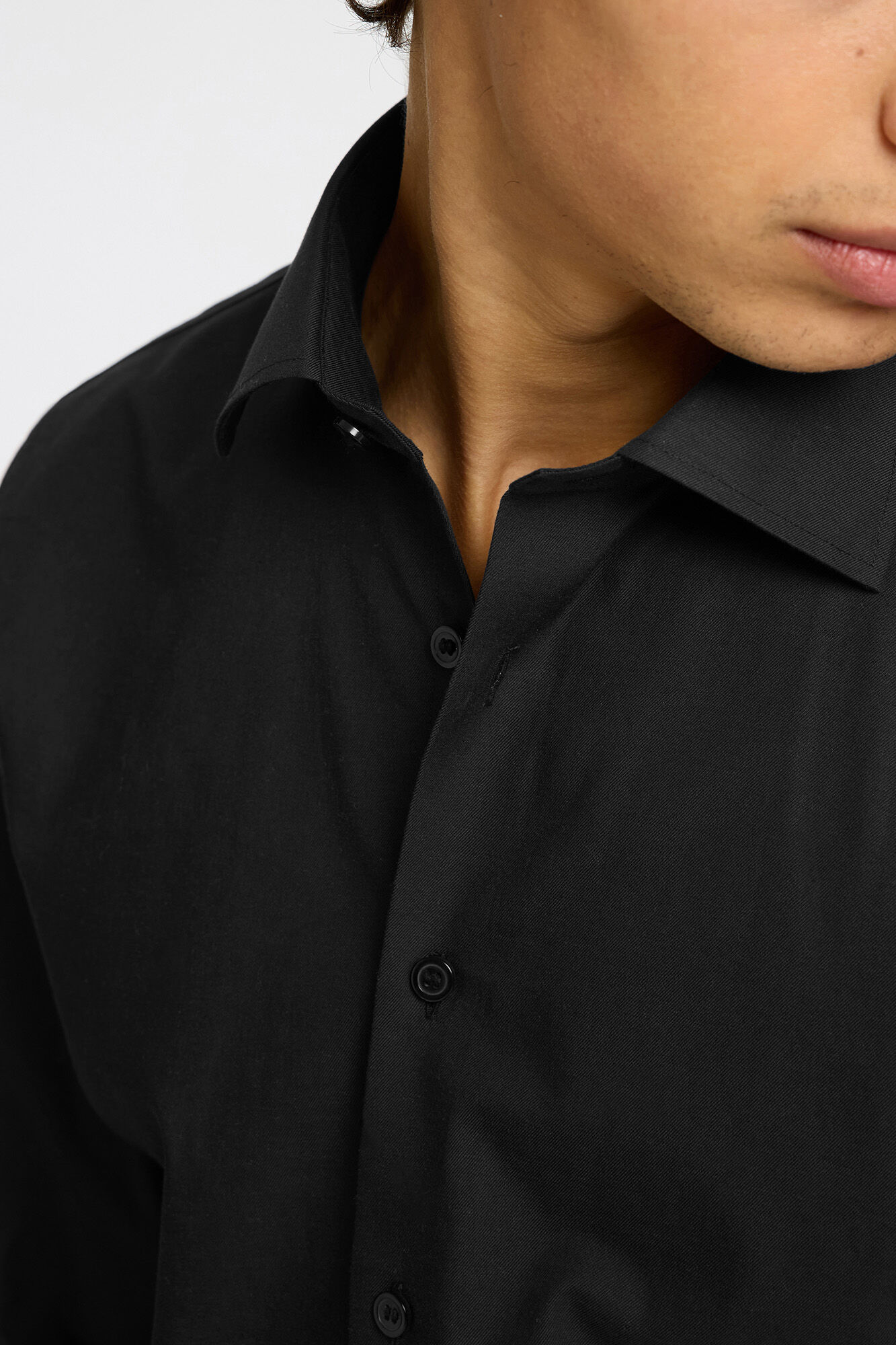 Selected Camisa de manga larga de vestir 100% algod&oacute;n