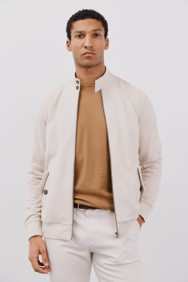 Cortefiel Cardigan lavado estruturado Tostado