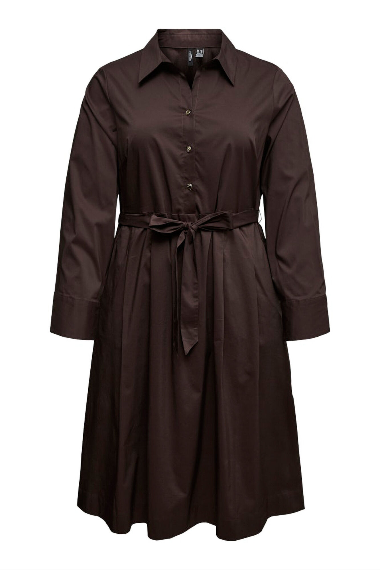 Vero Moda Curve Vestido camisa midi plus size