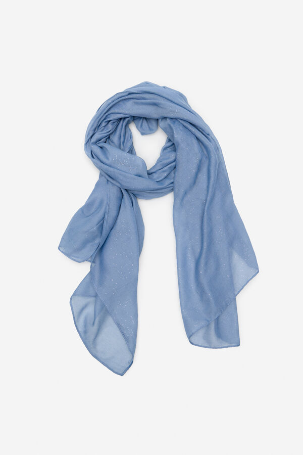 Cortefiel Len&ccedil;o liso e brilhante Azul