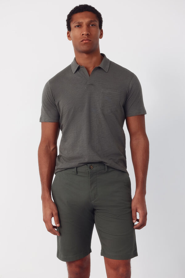 Cortefiel Bermuda chino leve Verde