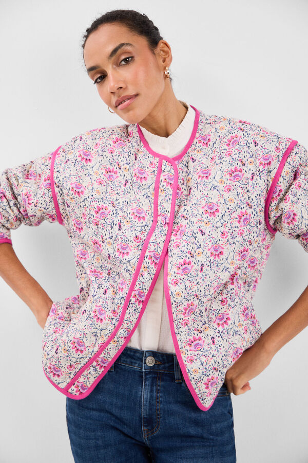 Cortefiel Casaco acolchoado estampado Multicolorido