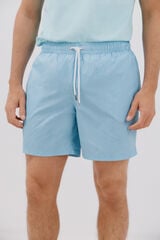 Cortefiel Mai&ocirc; estampado com riscas finas Azul