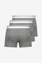 Cortefiel Pack 3 boxer punto Gris