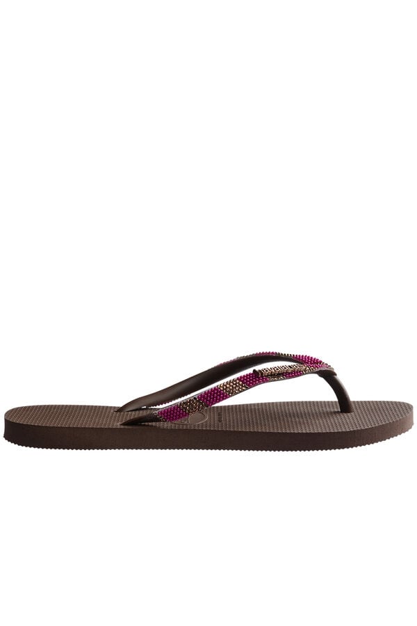 Havaianas Chinelos Havaianas Slim Glow Castanho