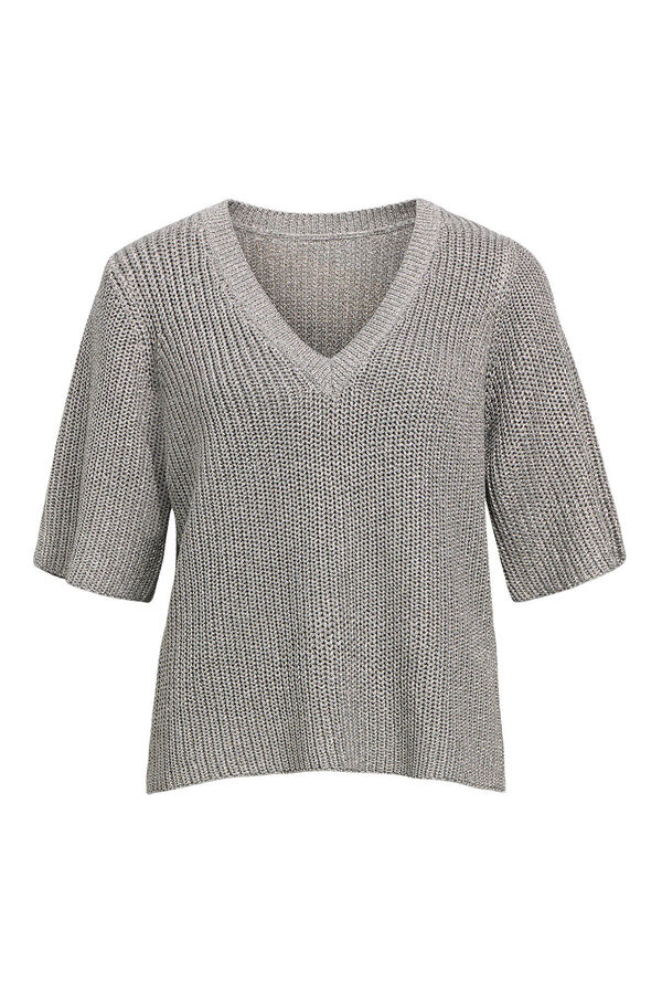 Object Top malha l&uacute;rex Cinzento