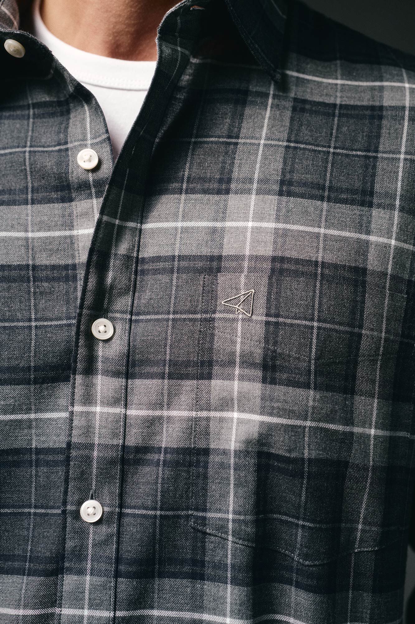 OOTO Camisa cuadros franela