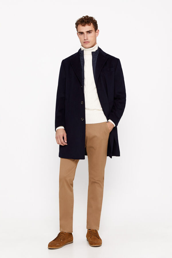 Cortefiel Casaco forro remov&iacute;vel Azul