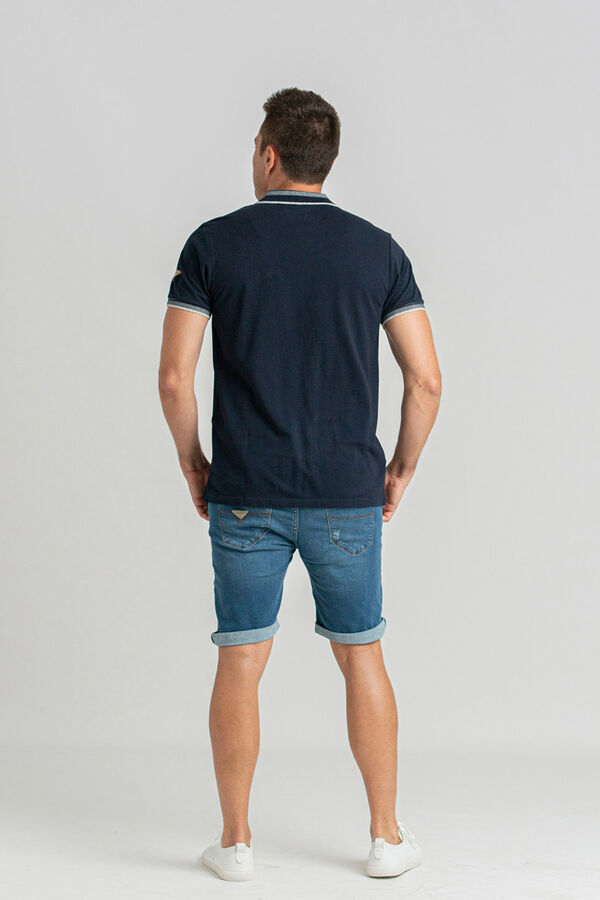 Privata Polo piqu&eacute; b&aacute;sico 100% algod&oacute;n Azul marino