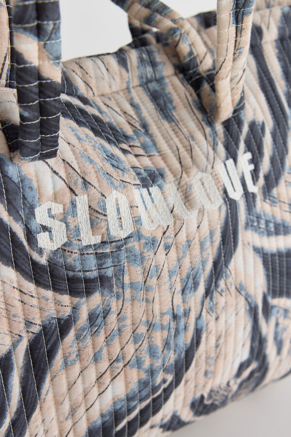 Slowlove Bolsa de compras Tie-Dye Multicolorido