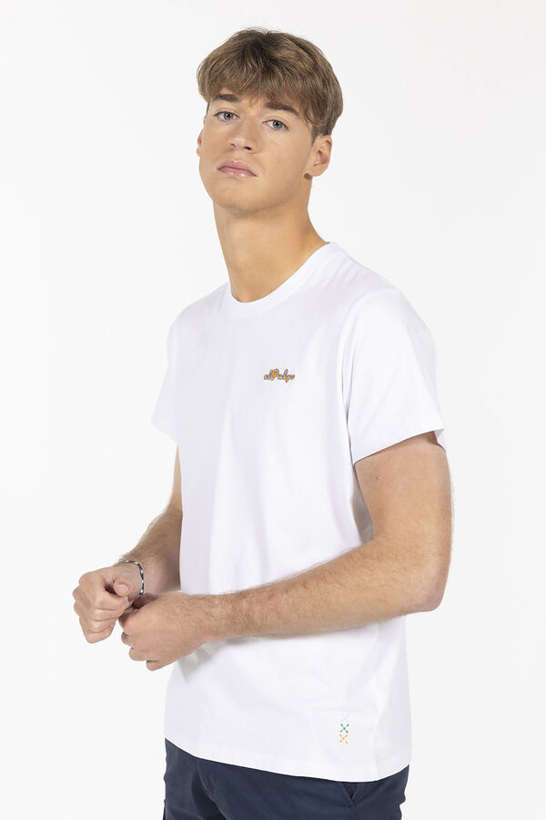 elPulpo Camiseta logo estampado formas Blanco