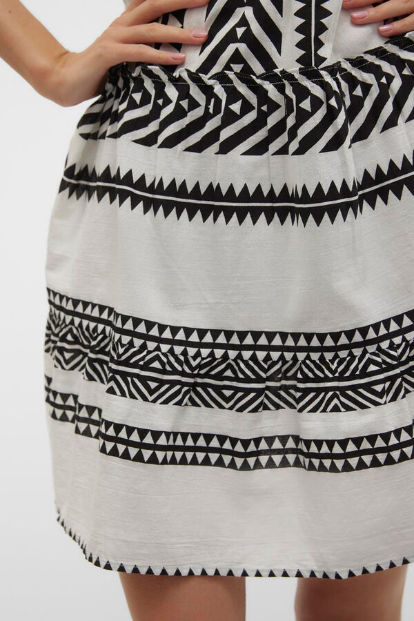 Vero Moda Vestido curto algod&atilde;o Branco