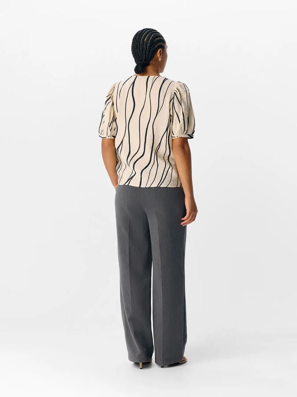 Object Blusa estampada Gris