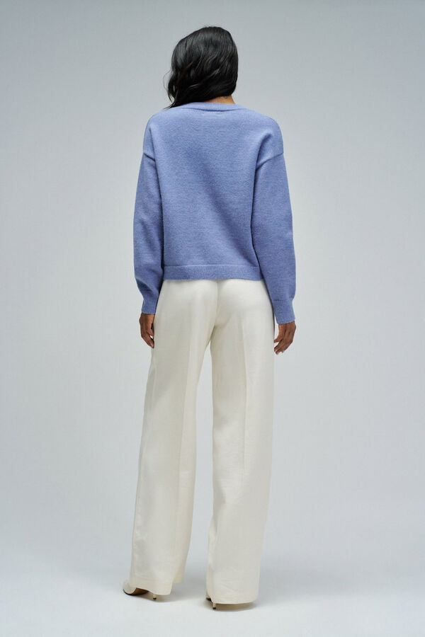 Salsa Jeans Jersey de punto con branding Azul oscuro